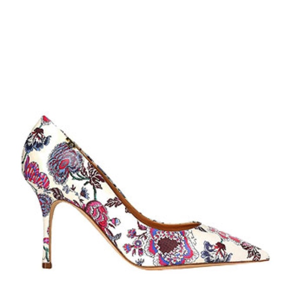 Tory Burch Elana 85mm Pump Printed Nappa Leather - Picture 2 of 5